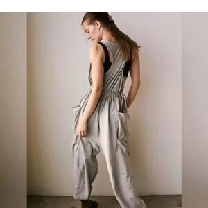 Women's Gray Jumpsuit free people new picture not brown
